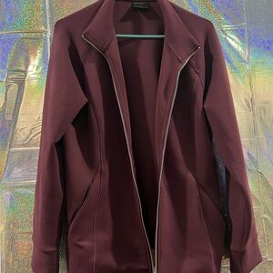 32 Degrees Heat Burgundy Zip Up Jacket Size Large